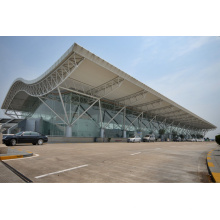 Large Span Pipe Truss Roof for Terminal